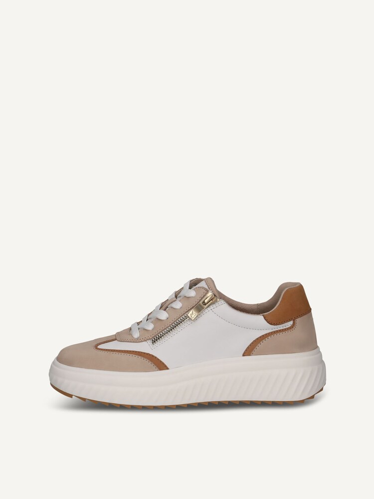 Caprice, Leather Sneaker - white WHITE/SAND, image 3 of 6