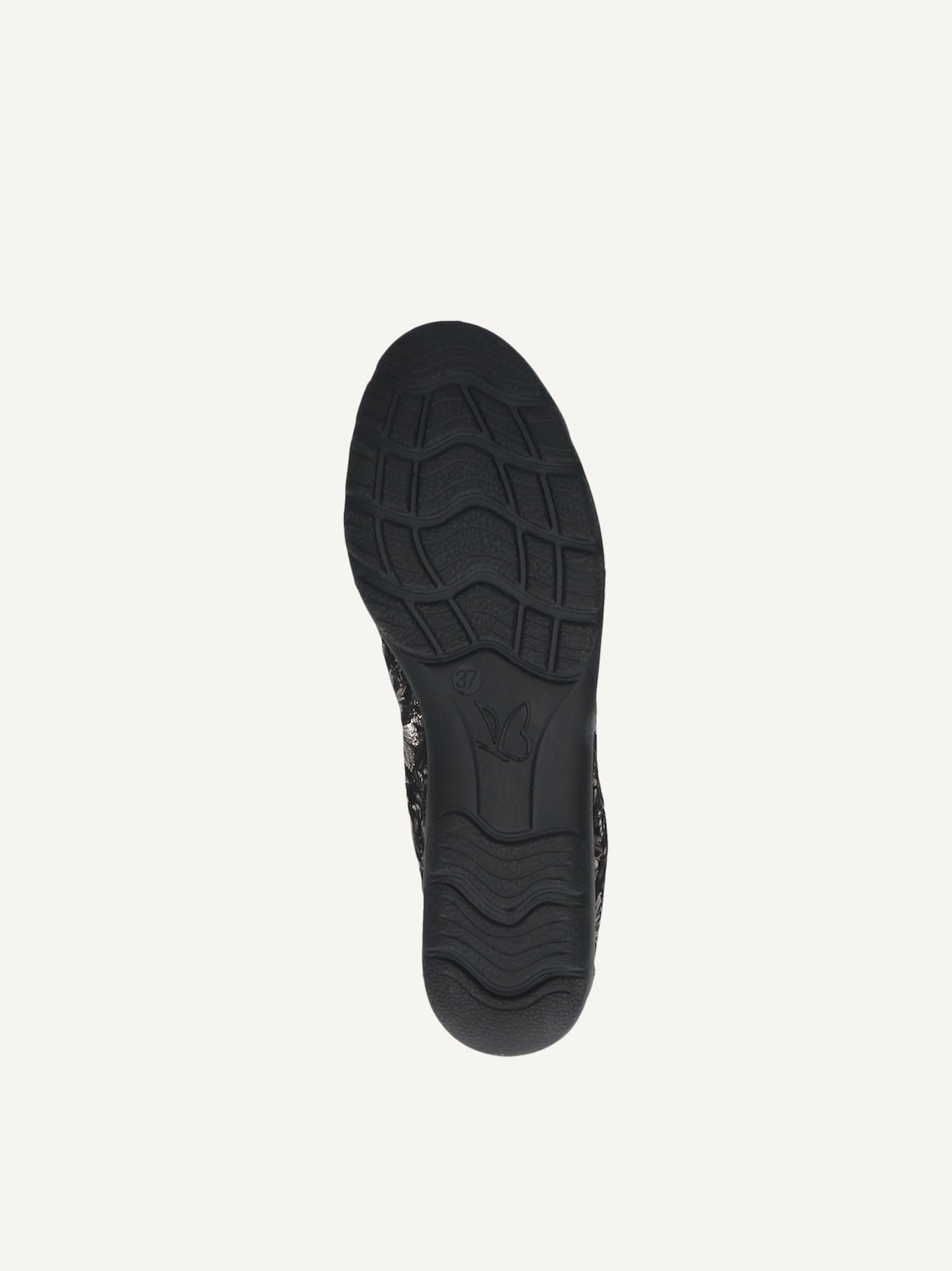 Caprice, Ballerine en cuir - noir BLACK/GUNMETAL, image 5 sur 5