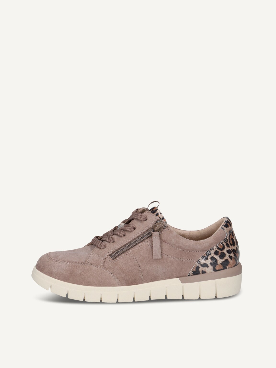 Caprice, Leather Sneaker - beige TAUPE COMB, image 3 of 6