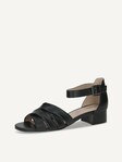 Selected, Caprice, Leather Heeled sandal - black BLACK NAPPA
