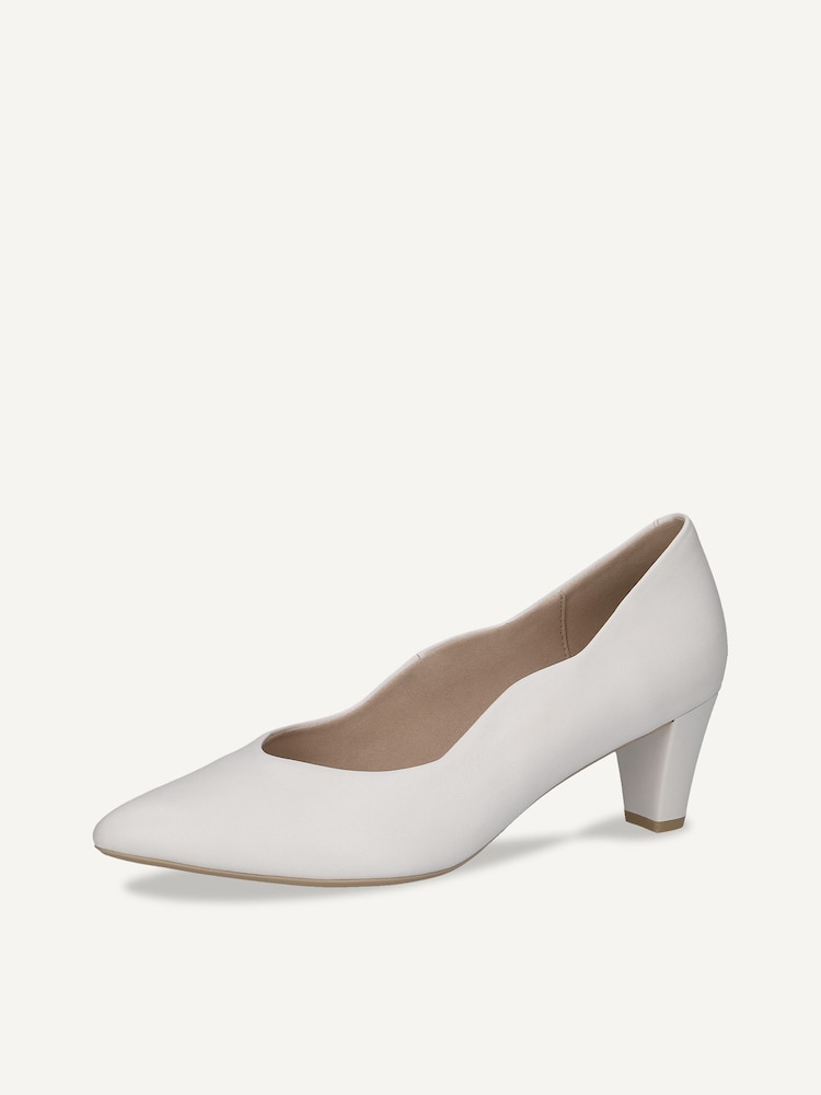 Caprice, Escarpin en cuir - blanc WHITE NAPPA, image 4 sur 10