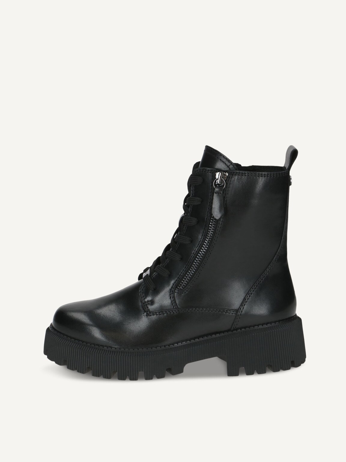 Caprice, Leather Bootie - black warm lining BLACK NAPPA, image 2 of 5