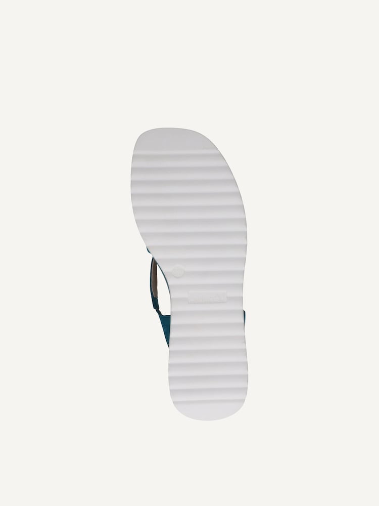 Caprice, Sandale en cuir - bleu BLUE NUBUC, image 5 sur 5