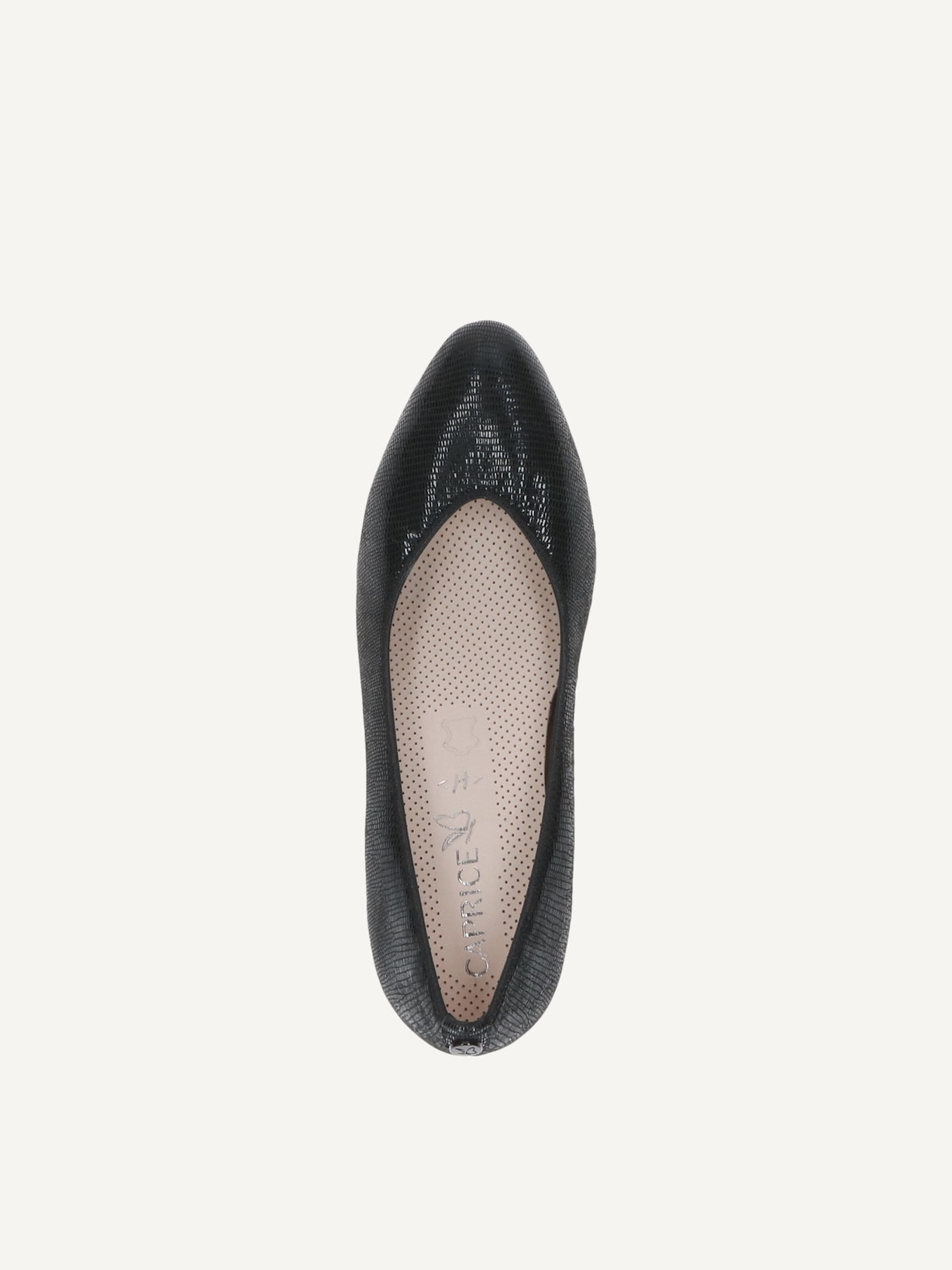 Caprice, Escarpin en cuir - noir BLACK REPTILE, image 4 sur 5