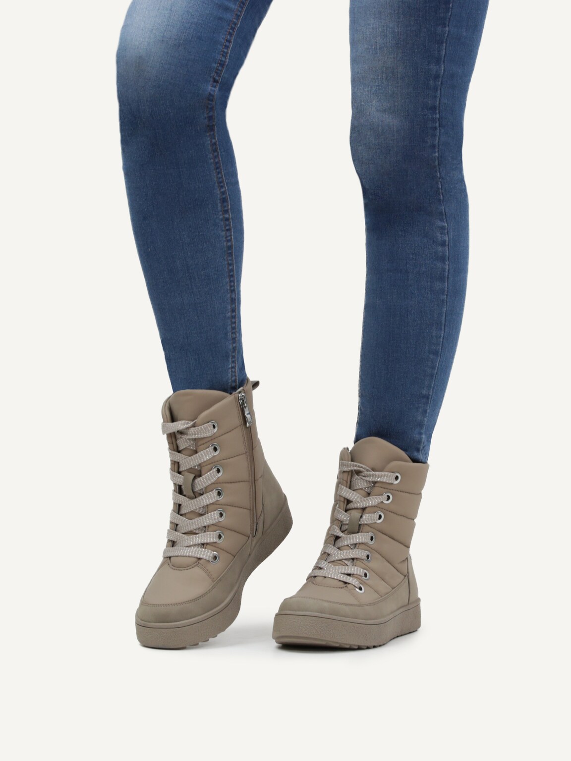 Caprice, Bootie - khaki warm lining KHAKI COMB, image 2 of 6