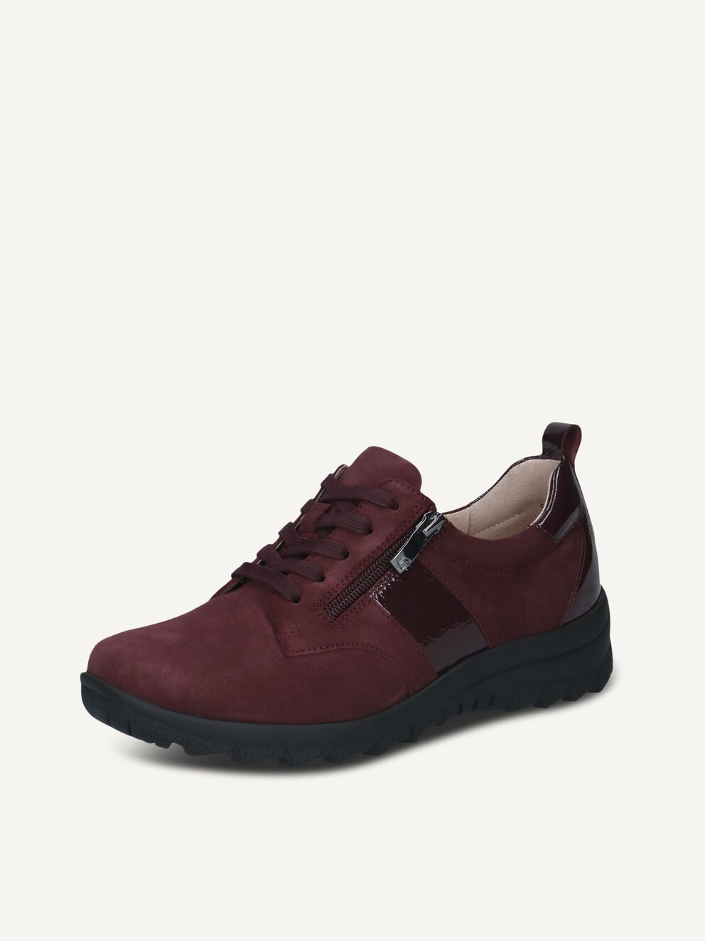 Caprice, Lederhalbschuh - rot BORDEAUX COMB, Bild 3 von 6