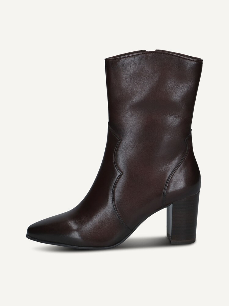 Caprice, Leather Bootie - brown DK BROWN NAPPA, image 3 of 6