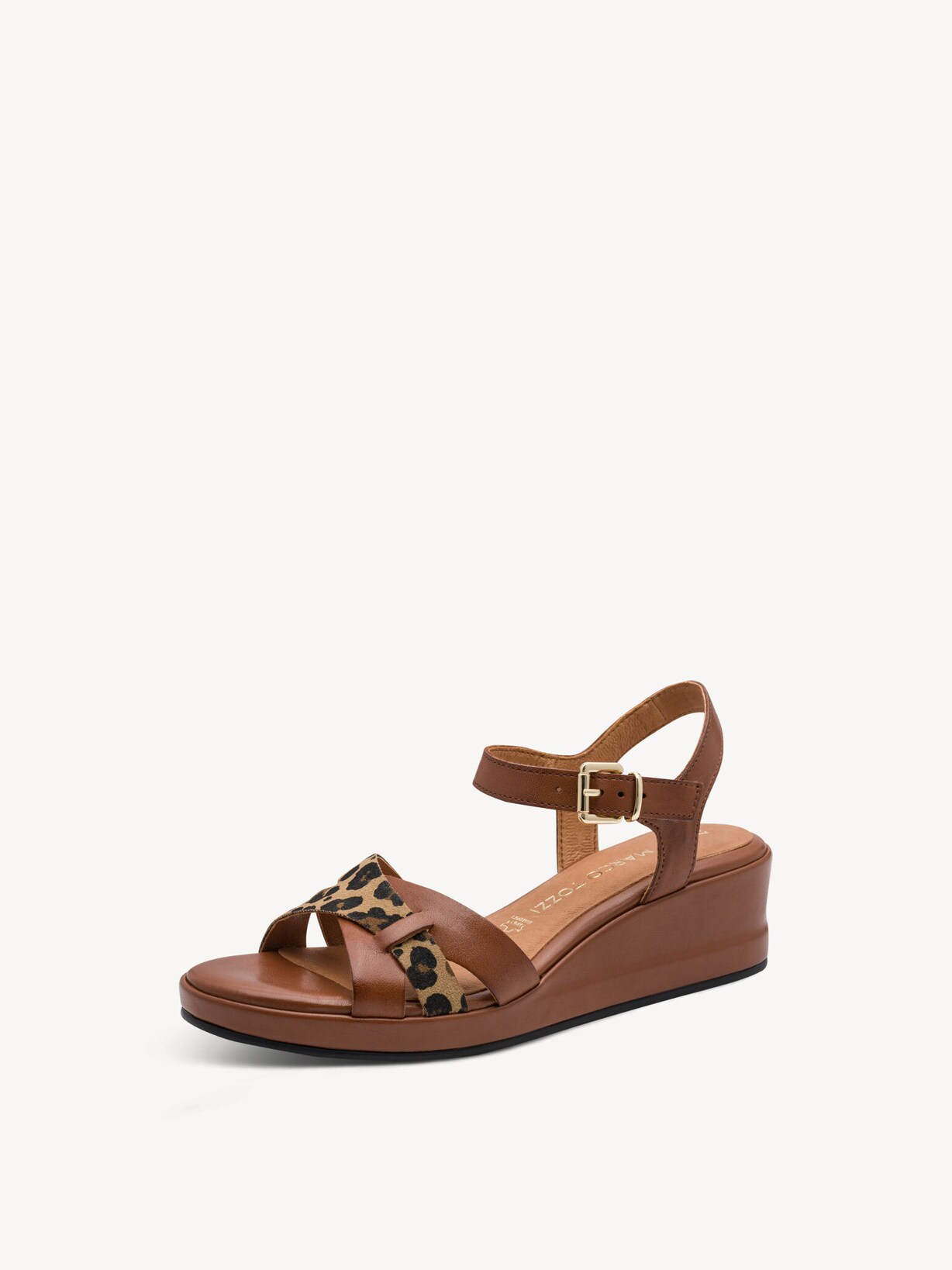 Marco Tozzi, Sandalo - marrone COGNAC COMB, immagine 1 di 6