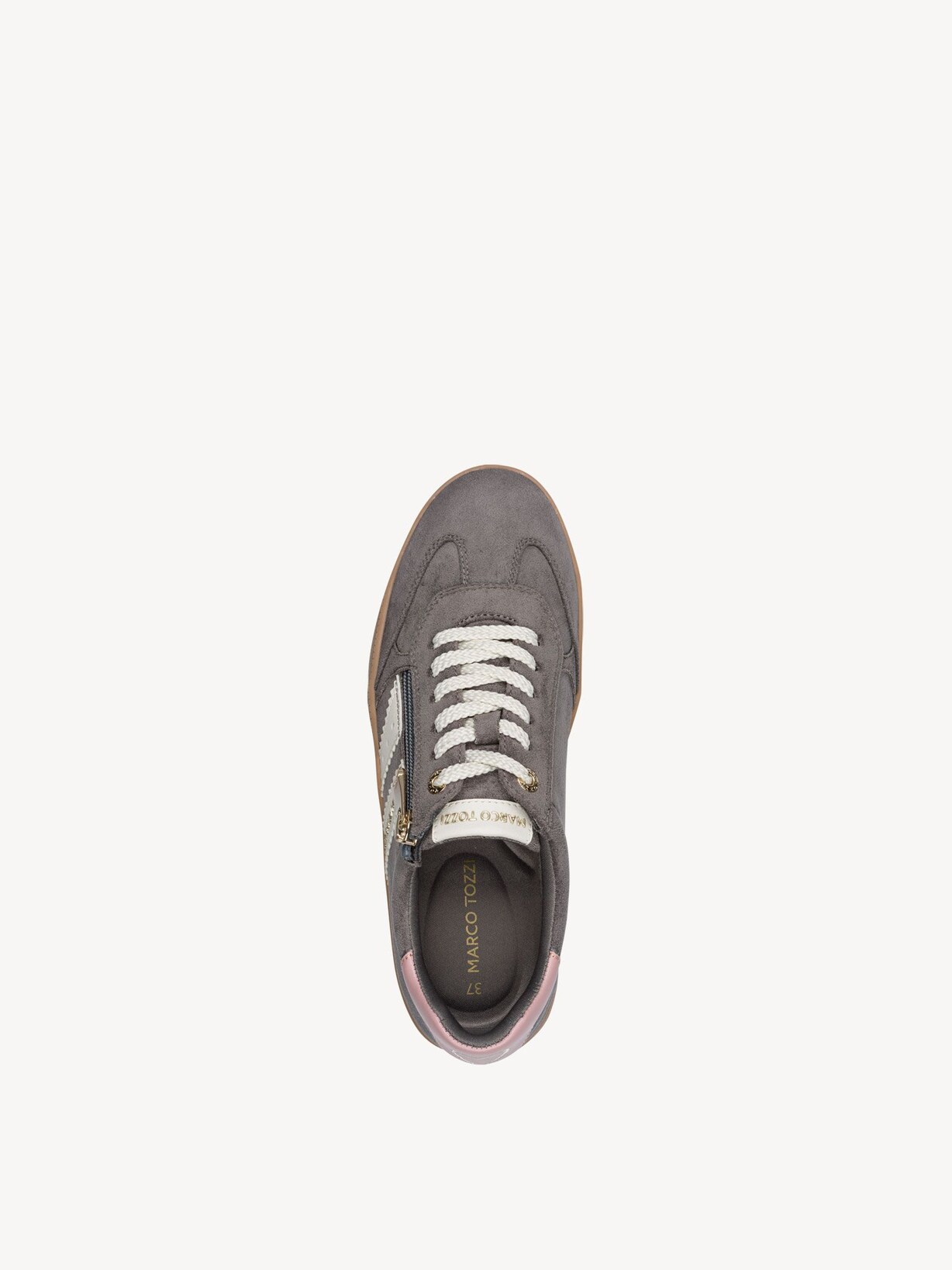 Marco Tozzi, Basket - gris DK.GREY COMB, image 5 sur 6