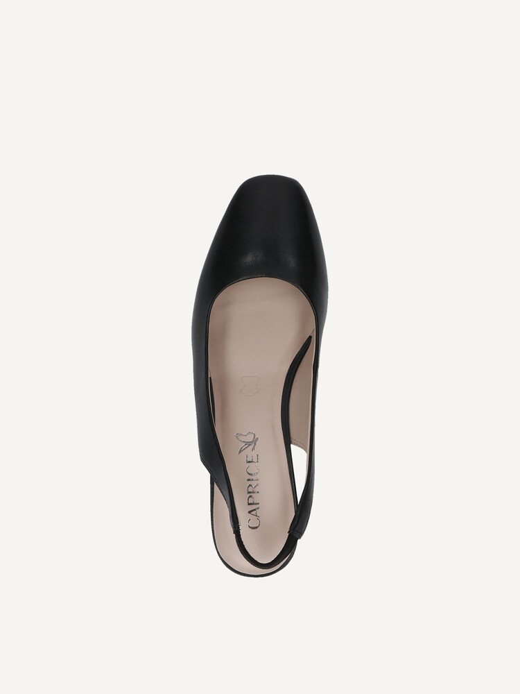 Caprice, Escarpin en cuir - noir BLACK NAPPA, image 4 sur 5