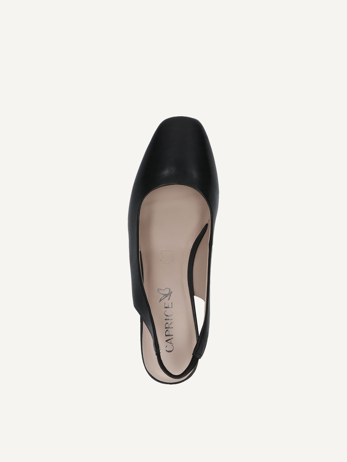Caprice, Leather sling pumps - black BLACK NAPPA, image 5 of 5