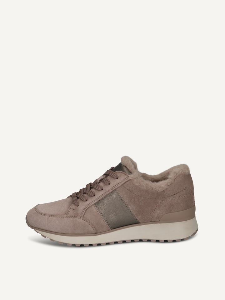 Caprice, Basket en cuir - beige TAUPE COMB