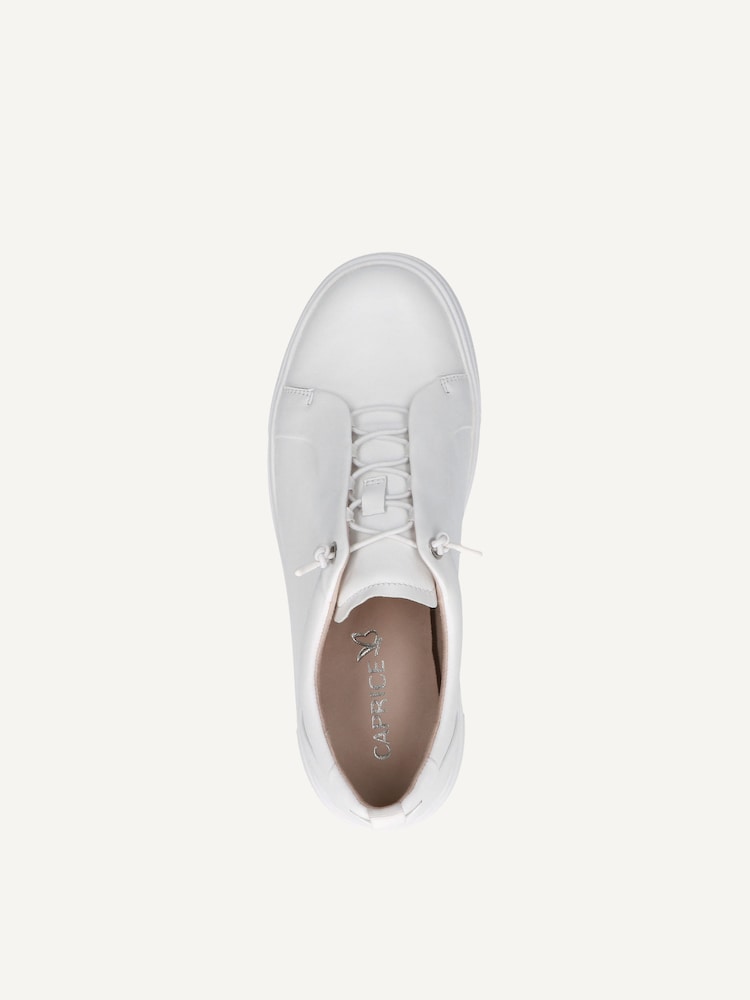 Caprice, Basket en cuir - blanc WHITE NAPPA, image 4 sur 5