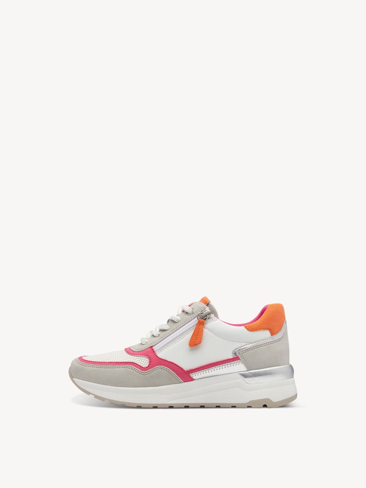 Marco Tozzi, Sneaker - weiß WHITE/ORANGE, Bild 2 von 6