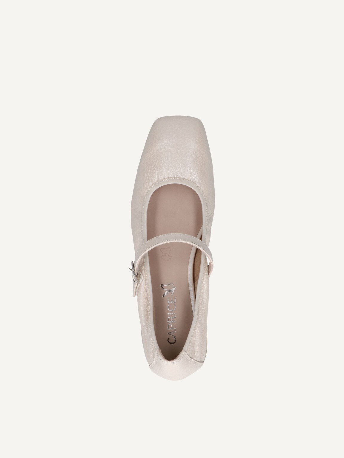 Caprice, Leather Ballerina - beige ECRU PERL.DEER, image 6 of 6