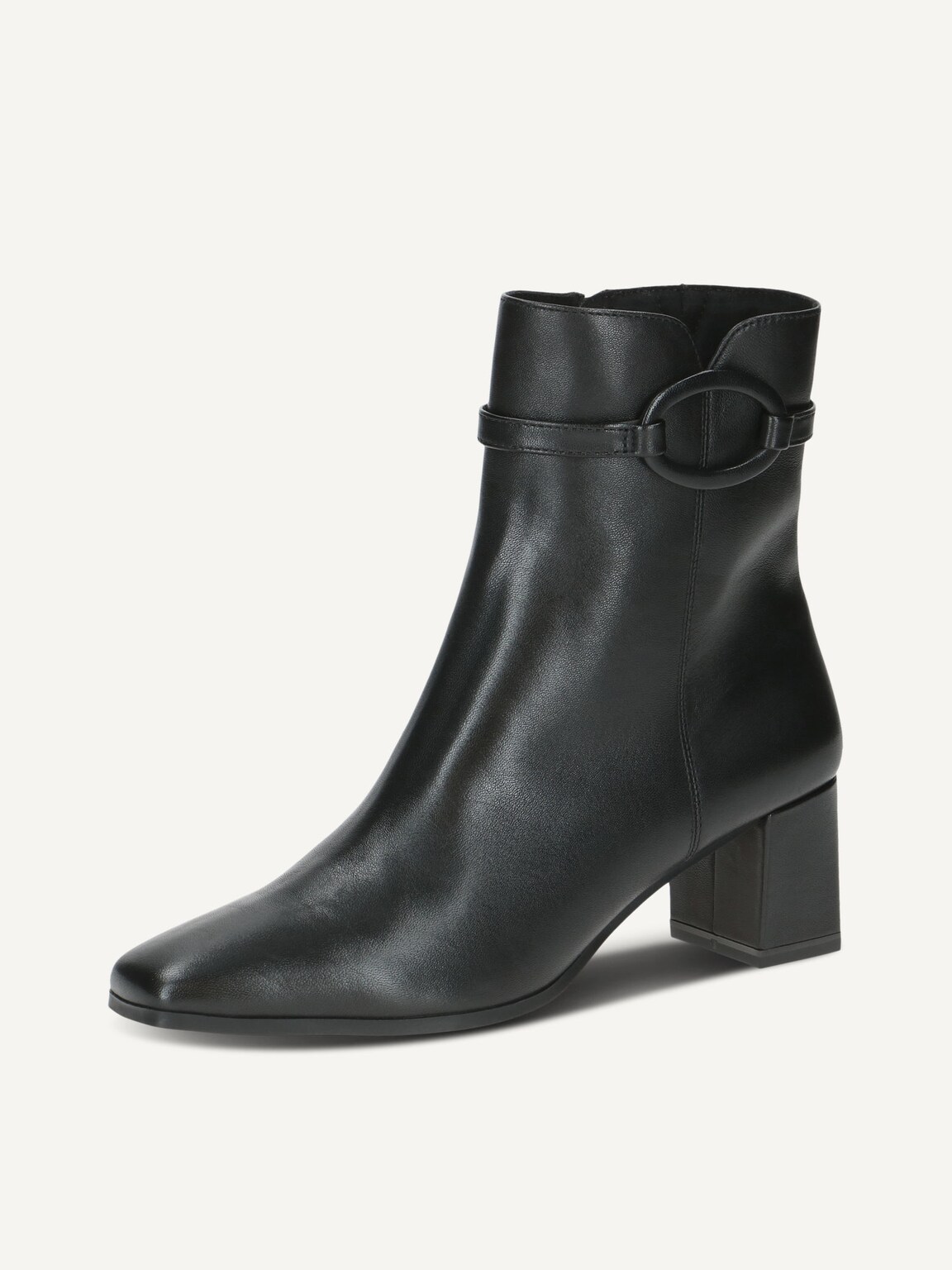 Caprice, Leather Bootie - black BLACK NAPPA, image 1 of 5