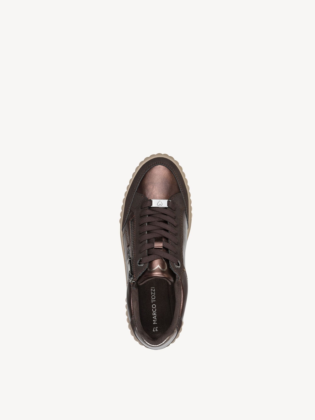 Marco Tozzi, Sneaker - brown MOCCA COMB, image 6 of 7