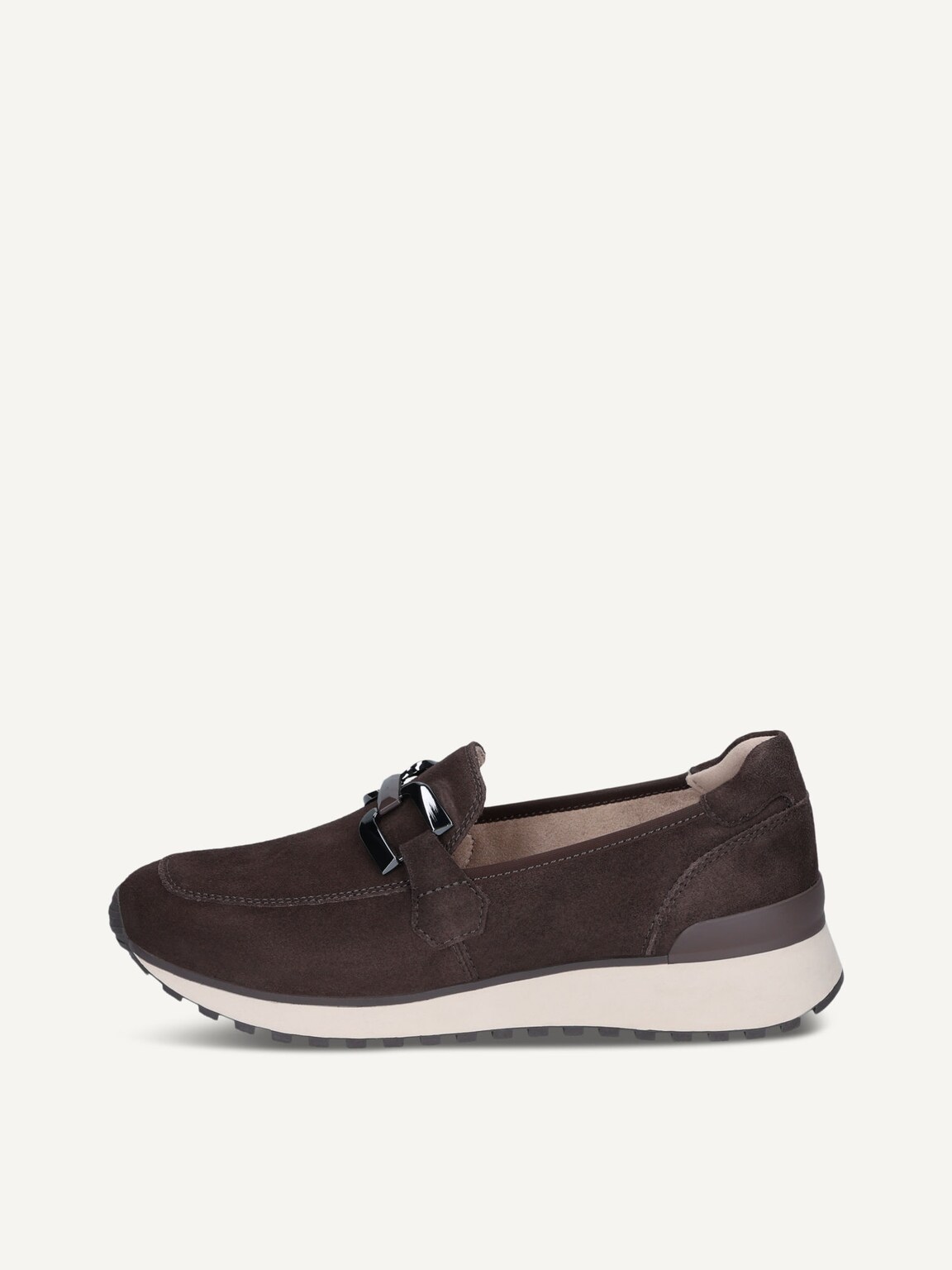 Caprice, Leather Slipper - brown DK BROWN SUEDE, image 2 of 5