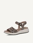 Not selected, Caprice, Leather Sandal - beige LEO