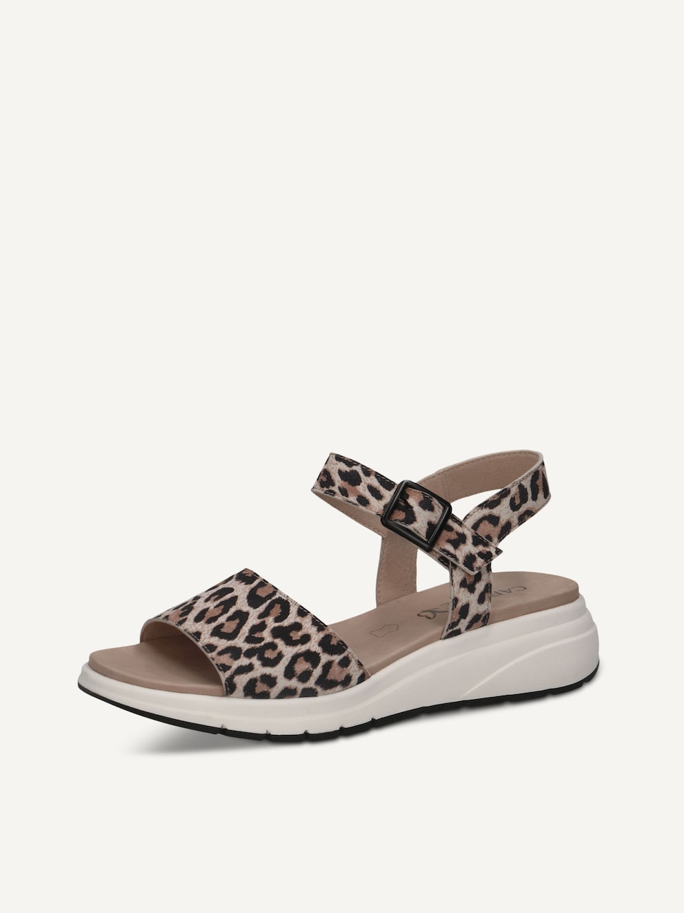 Caprice, Leather Sandal - beige LEO, image 1 of 6