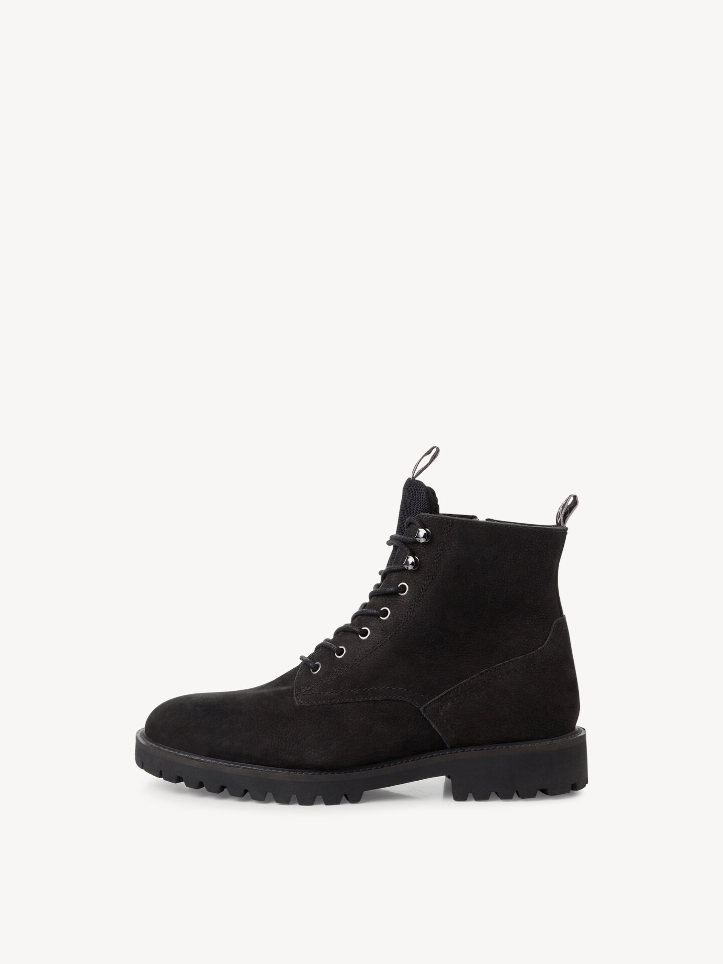 Marco Tozzi, Lederstiefelette - schwarz Warmfutter BLACK NUBUCK