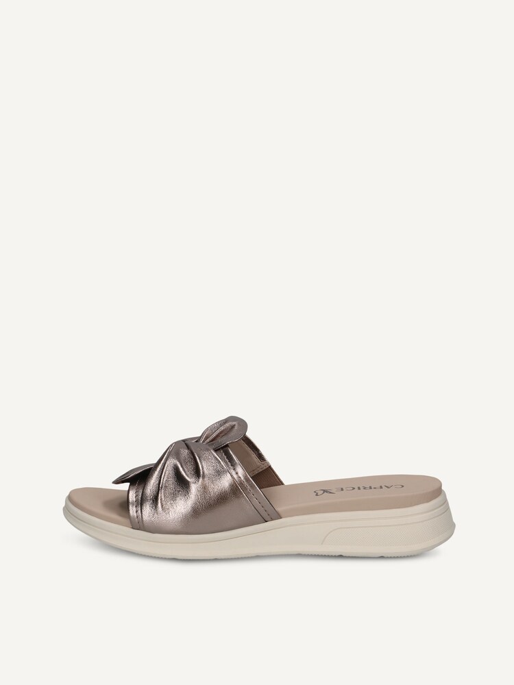 Caprice, Leather Mule - metallic BROWN METALLIC, image 3 of 6