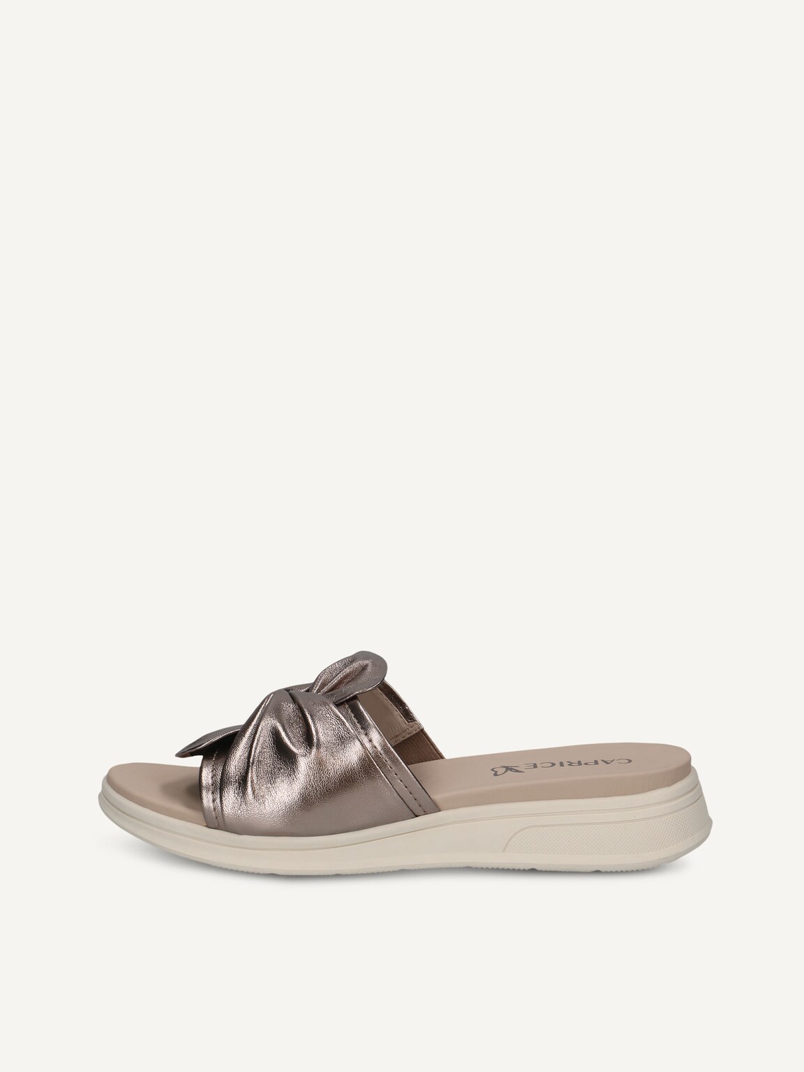 Caprice, Leather Mule - metallic BROWN METALLIC, image 3 of 6