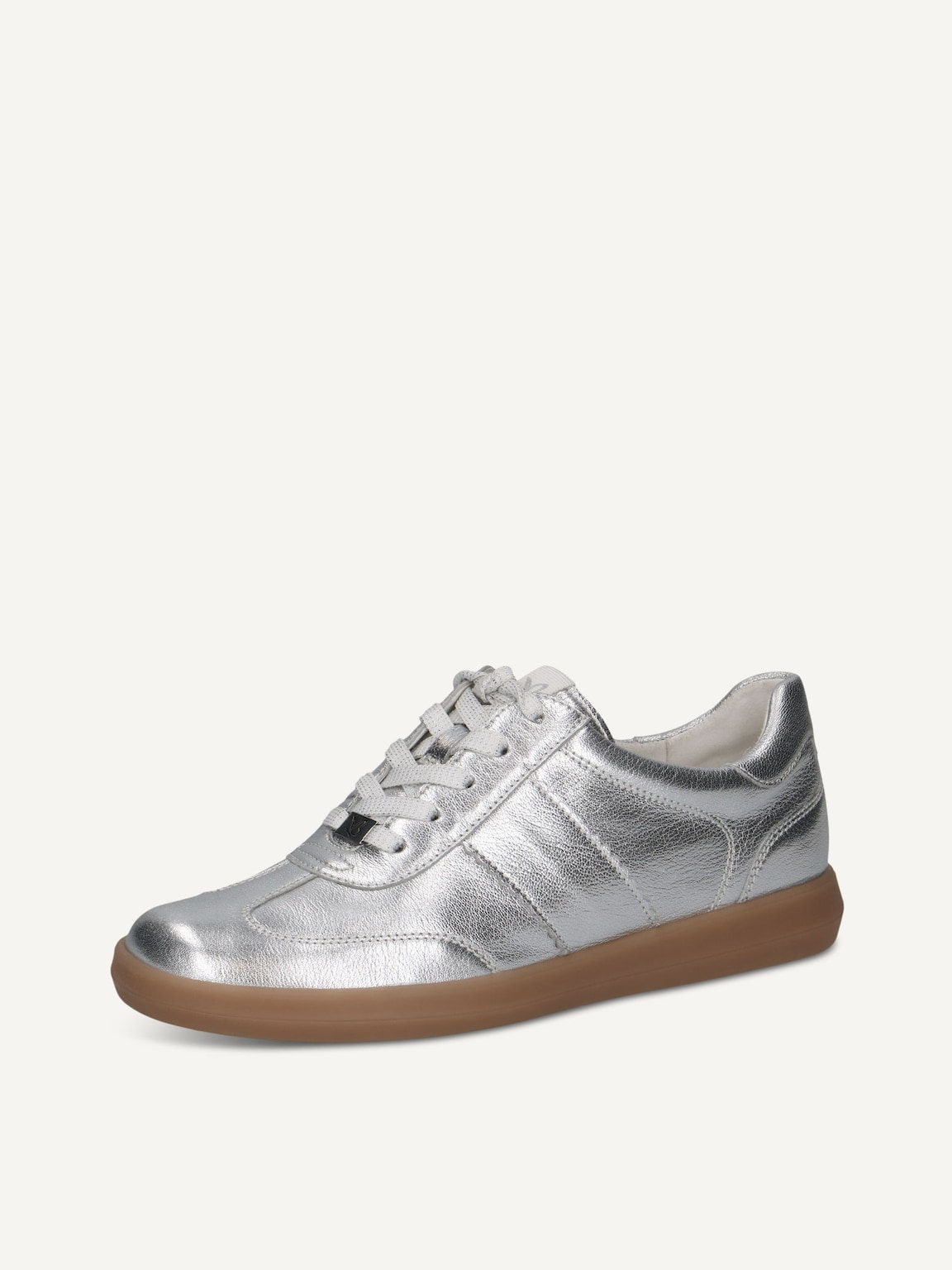 Caprice, Leather Sneaker - silver SILVER METAL., image 1 of 5