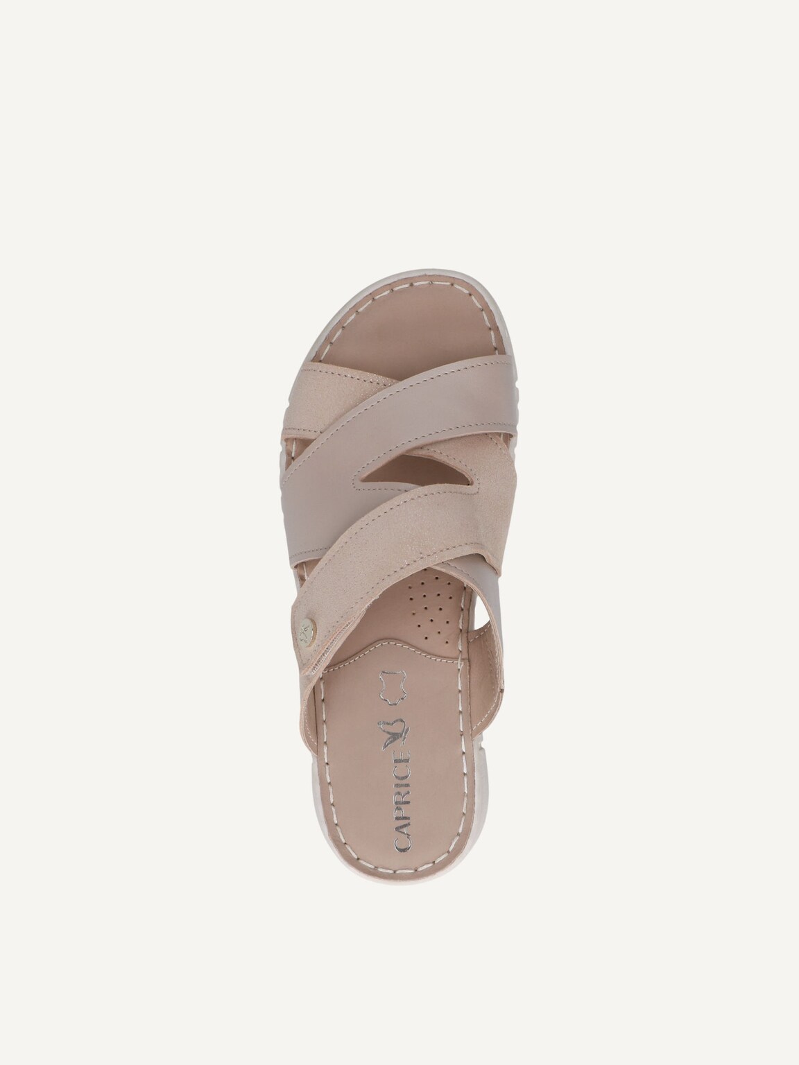 Caprice, Leather Mule - beige BEIGE PERL.COM, image 6 of 6