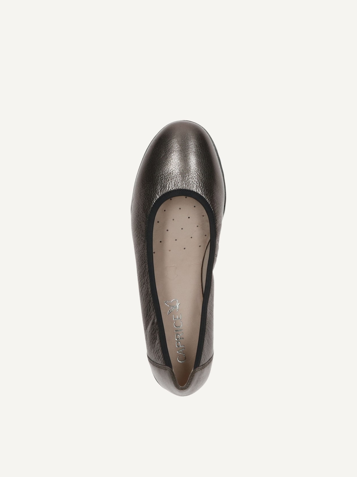 Caprice, Ballerine en cuir - métallique PIOMBO METAL, image 4 sur 5