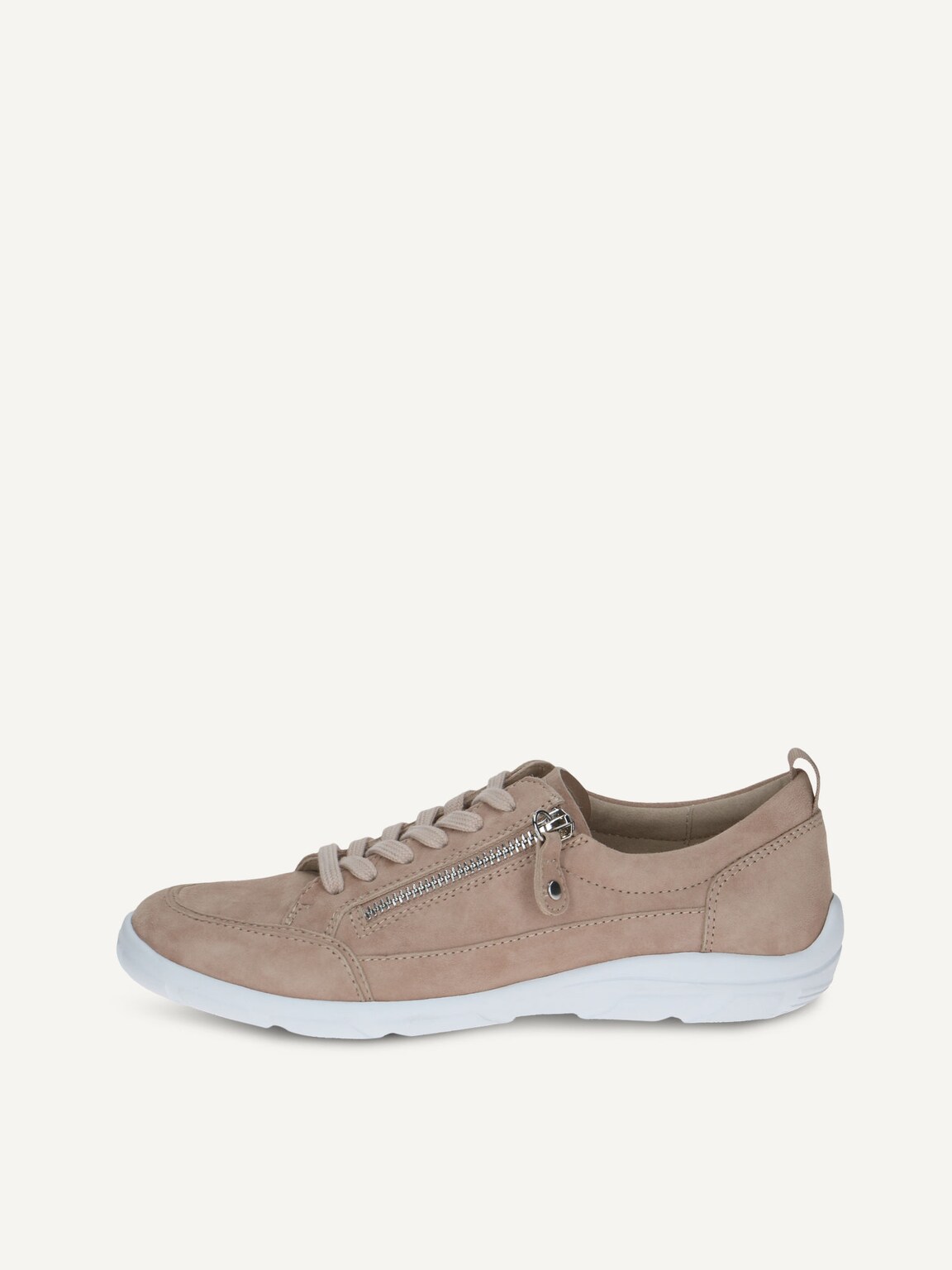 Caprice, Leather Sneaker - beige CREAM SUEDE, image 2 of 5
