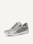 Not selected, Caprice, Leather Sneaker - metallic SILVER SUE MET