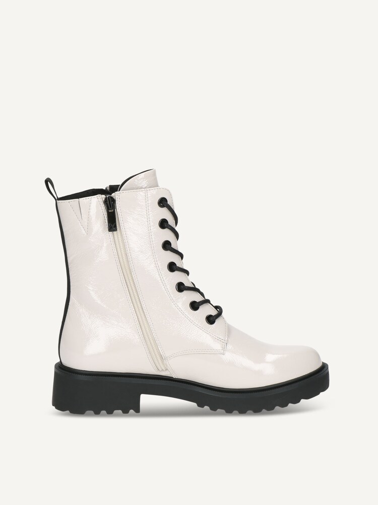 Caprice, Leather Bootie - white WHITE NAPLAK, image 6 of 10