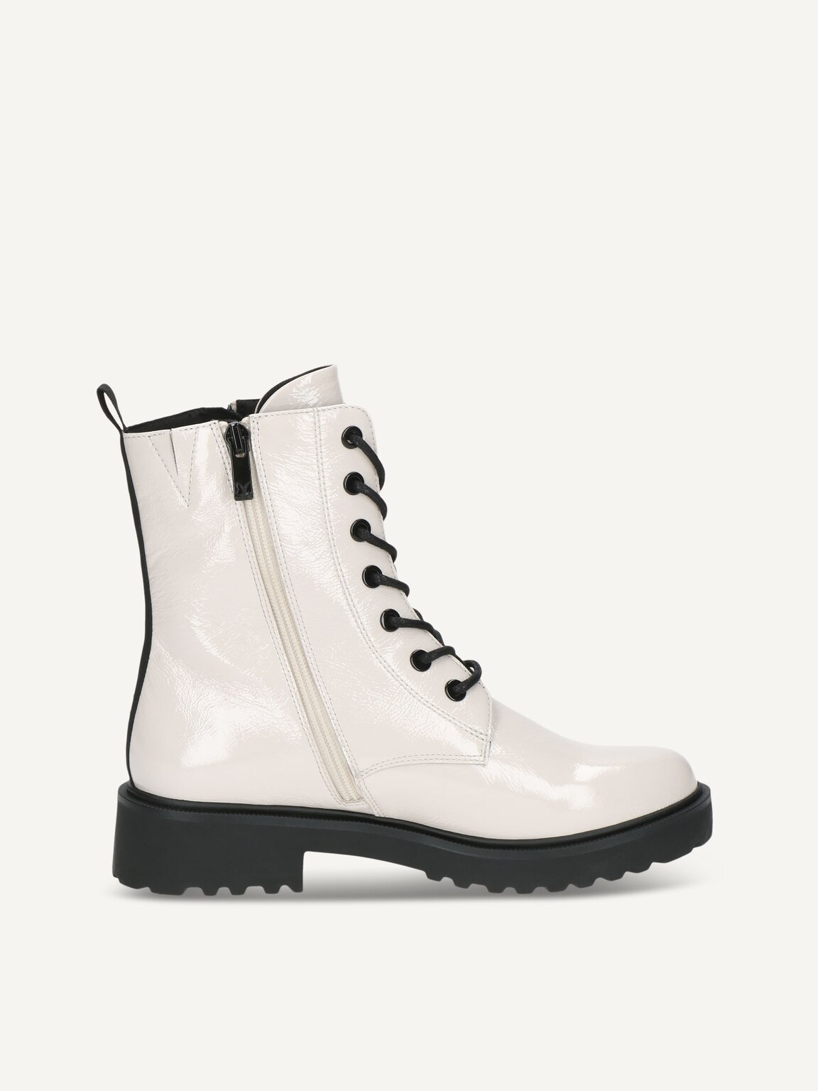 Caprice, Leather Bootie - white WHITE NAPLAK, image 6 of 10