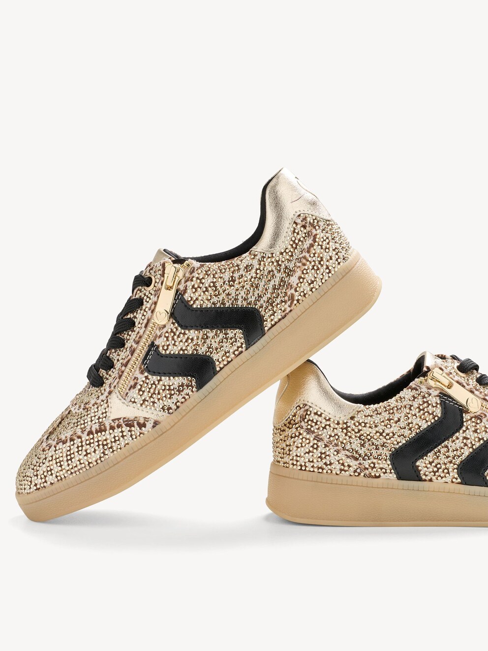 Marco Tozzi, Sneaker - beige LEO DUNE COMB, immagine 2 di 7