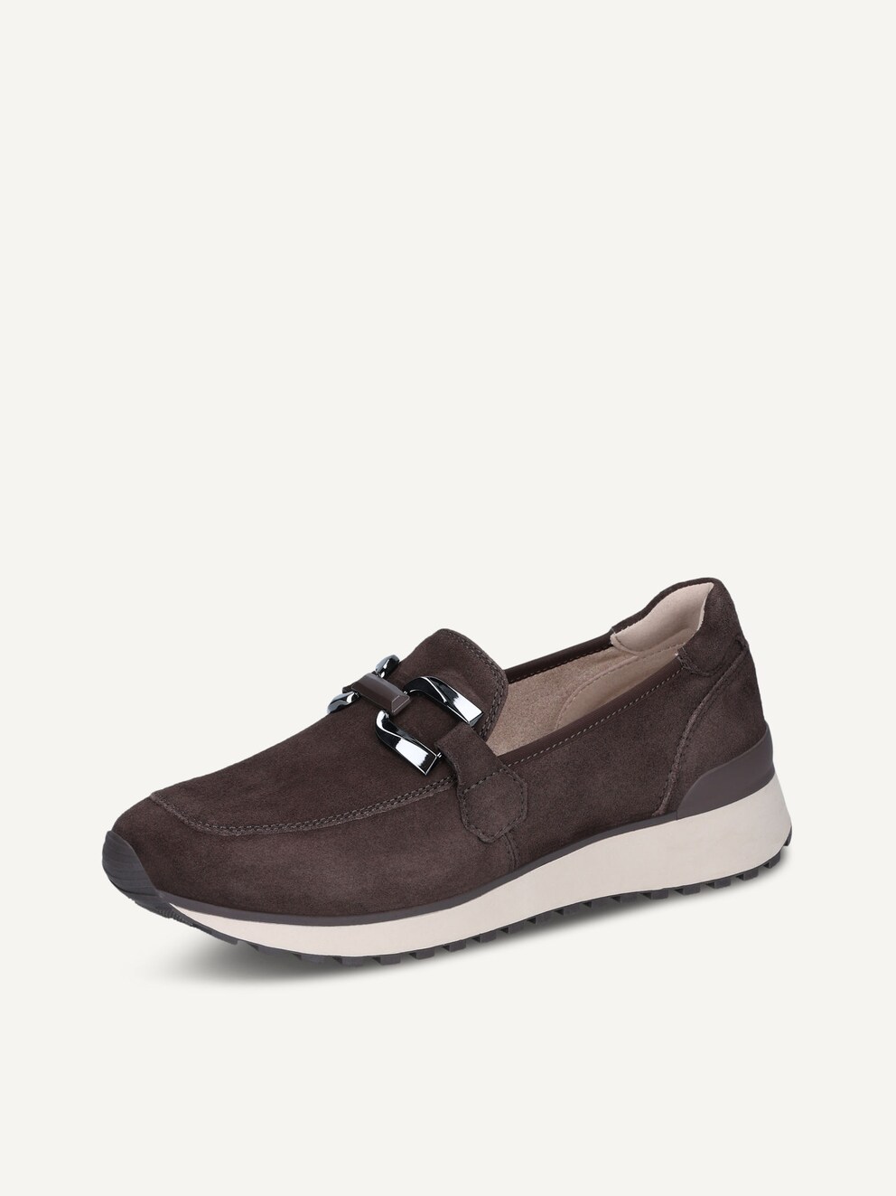 Caprice, Leather Slipper - brown DK BROWN SUEDE, image 2 of 5