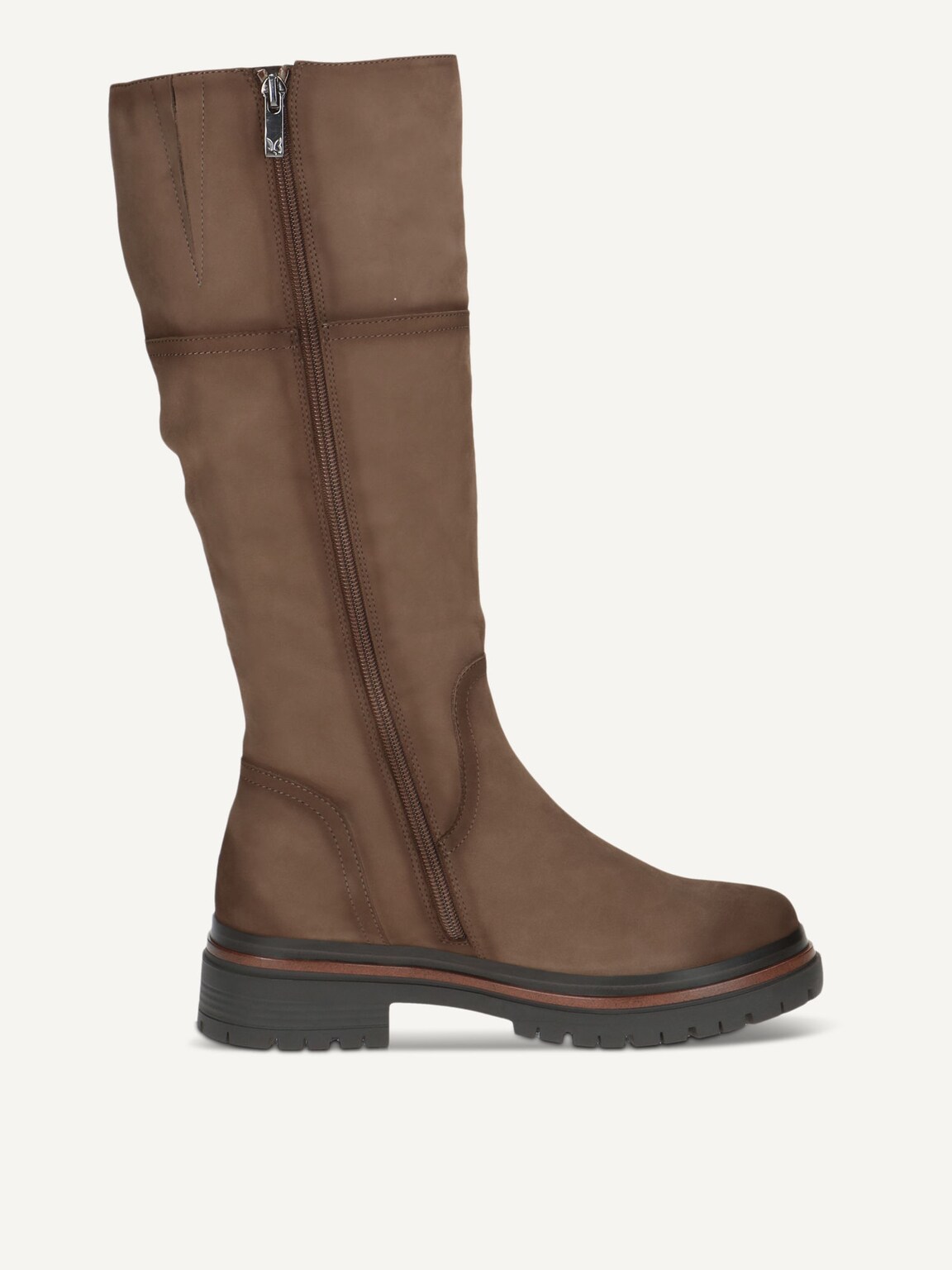 Caprice, Leather Boots - beige TAUPE NUBUC, image 4 of 6