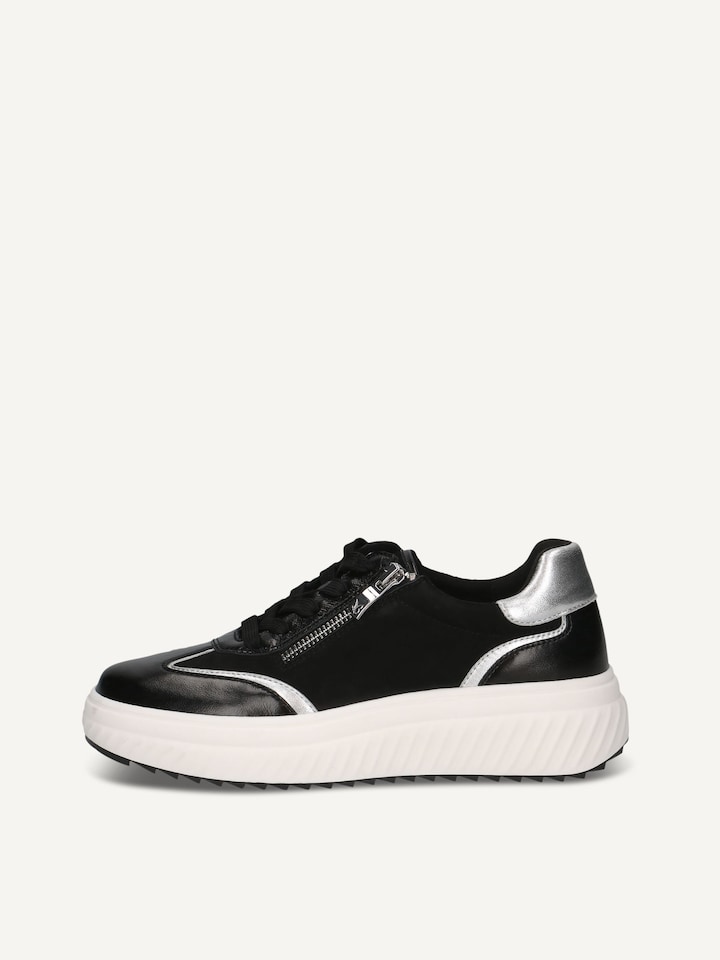 Caprice, Basket en cuir - noir BLACK COMB