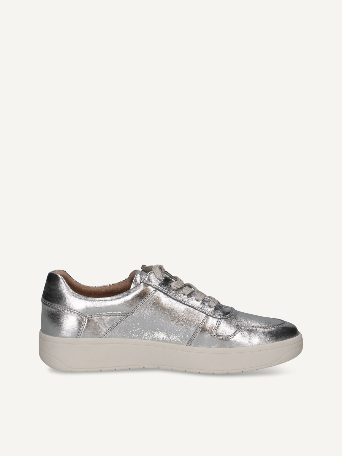 Caprice, Leather Sneaker - silver SILVER, image 4 of 6