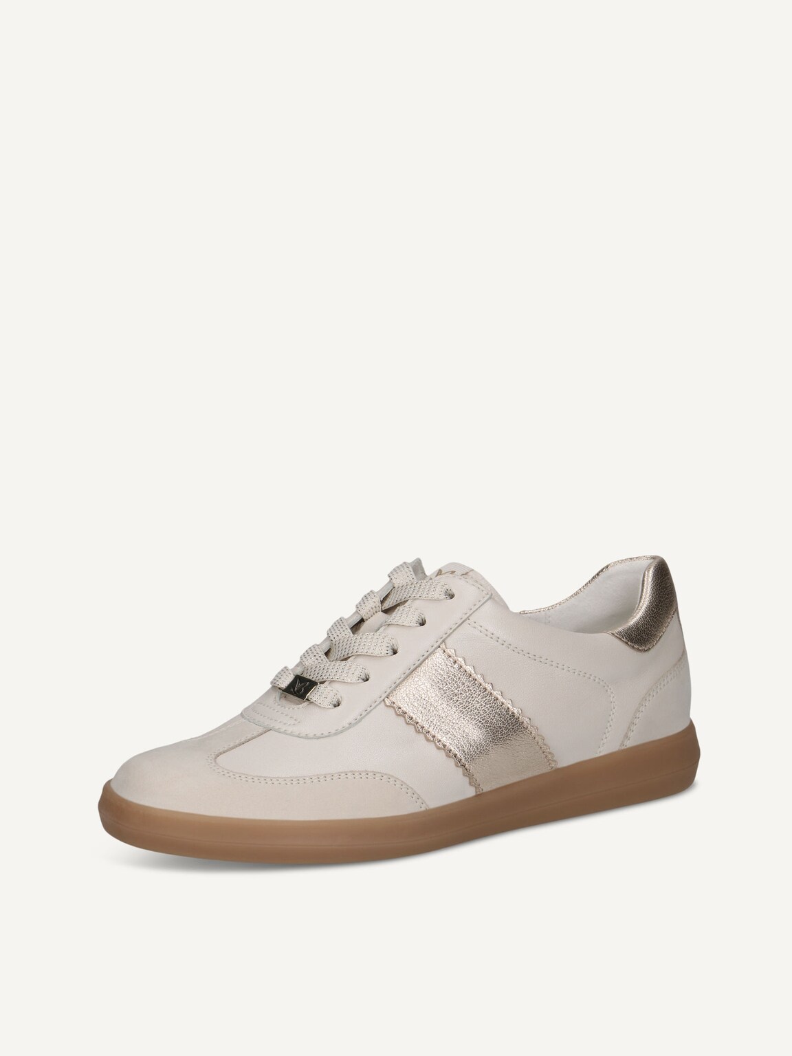 Caprice, Leather Sneaker - white SNOW COMB, image 1 of 5