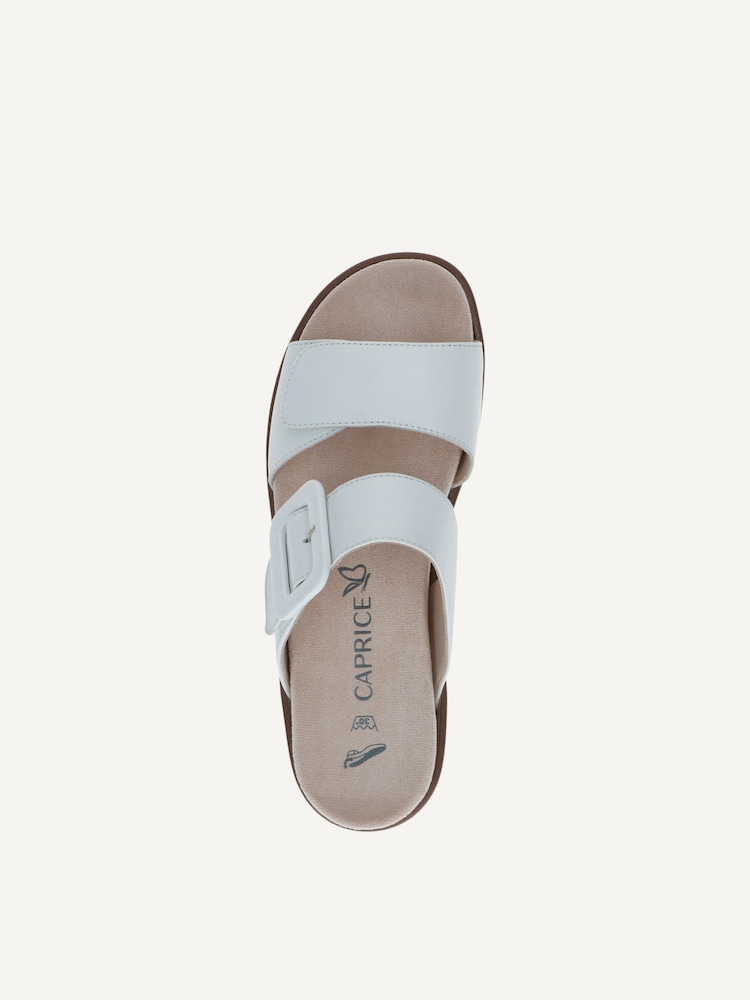 Caprice, Mule en cuir - blanc WHITE NAPPA, image 4 sur 5