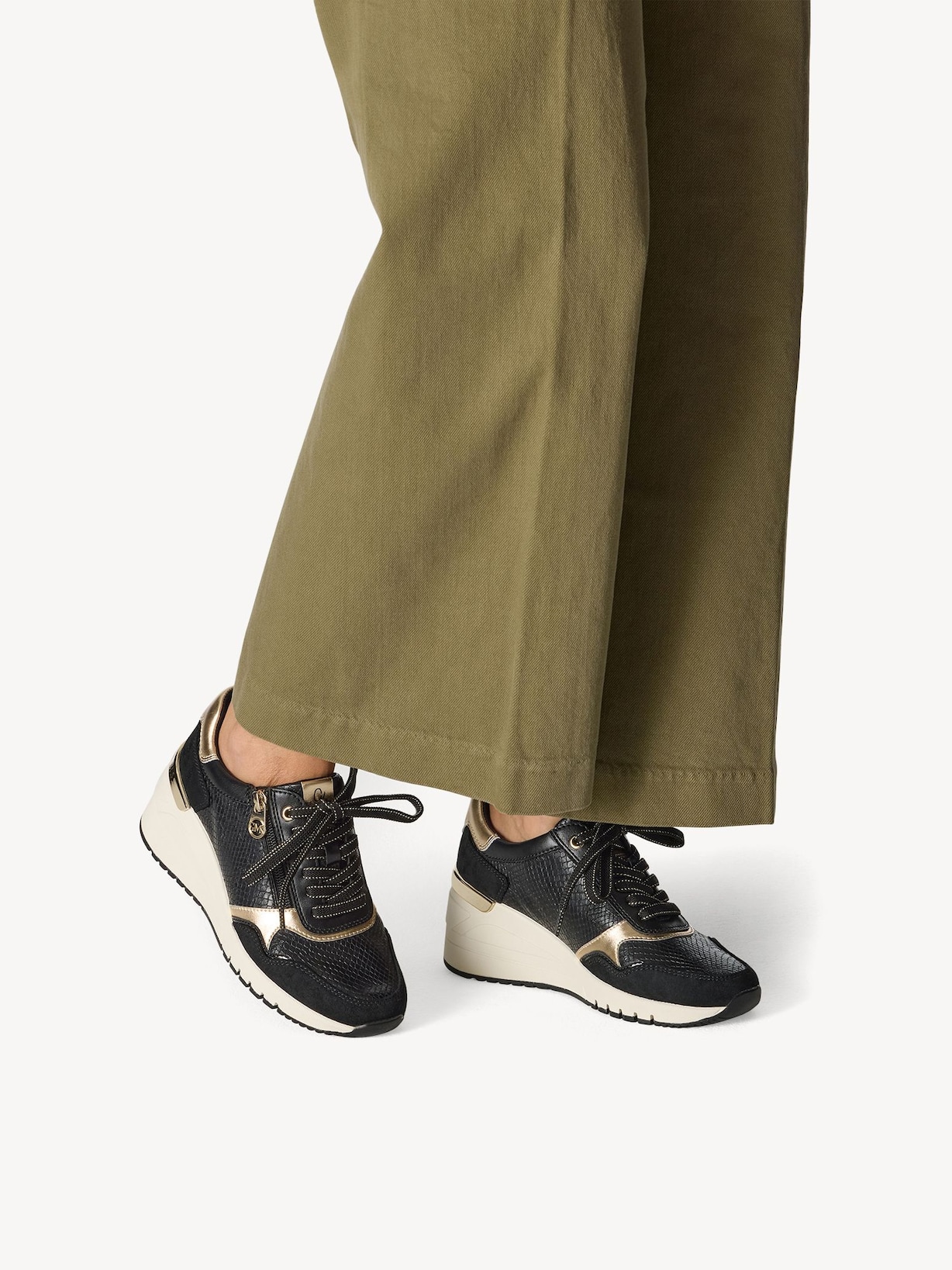 Marco Tozzi, Sneaker - schwarz BLACK/GOLD, Bild 2 von 7