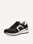 Not selected, Caprice, Leather Sneaker - black BLACK/WHITE