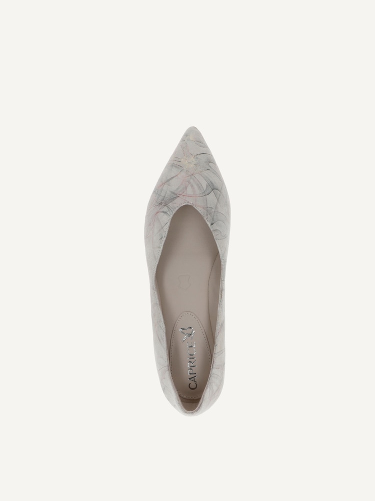 Caprice, Leather Ballerina - white OFFWHITE MULTI, image 6 of 6