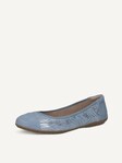 Not selected, Caprice, Leather Ballerina - blue BLUE COMB