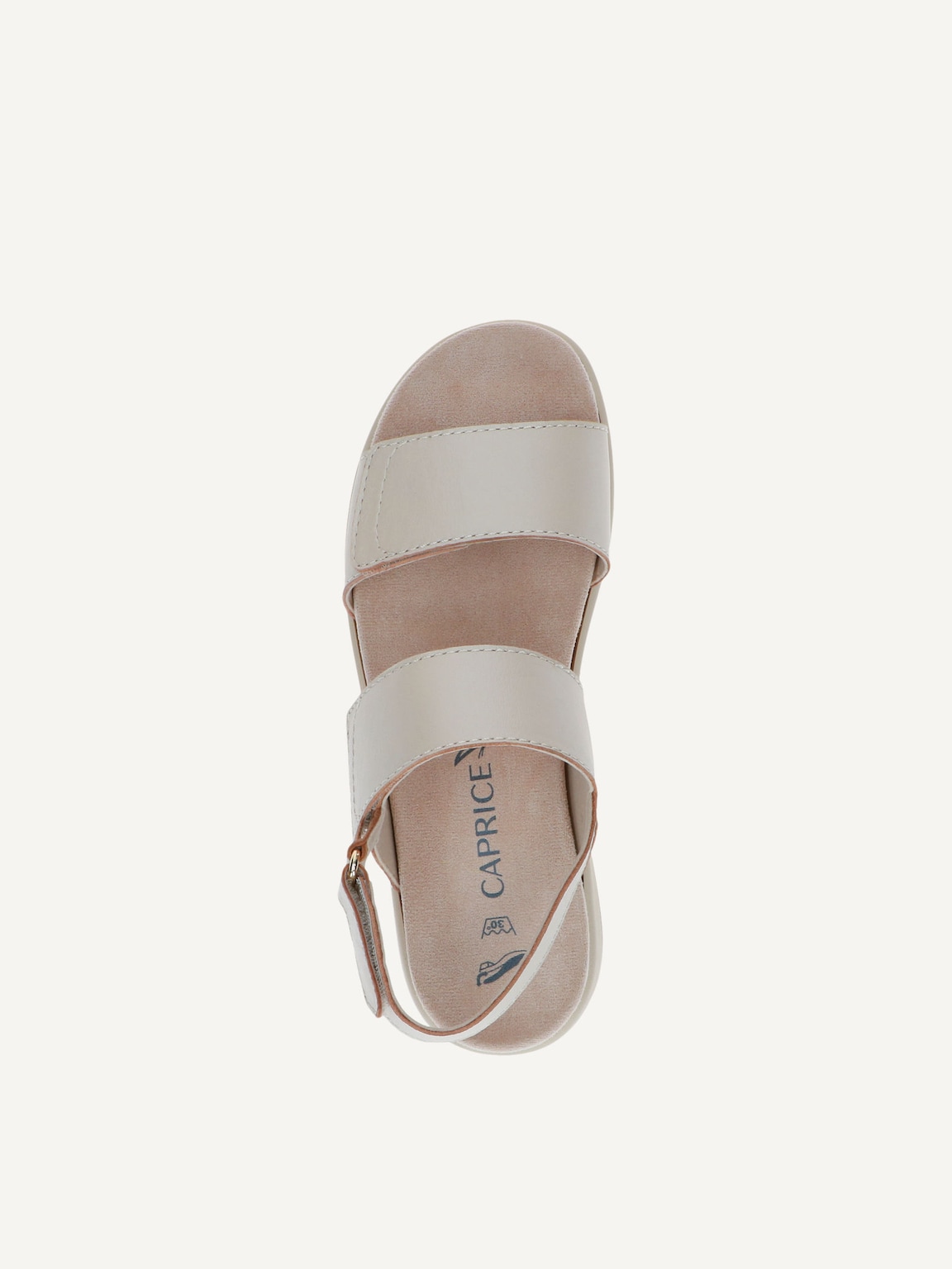 Caprice, Leather Sandal - beige CREAM PERLATO, image 5 of 5