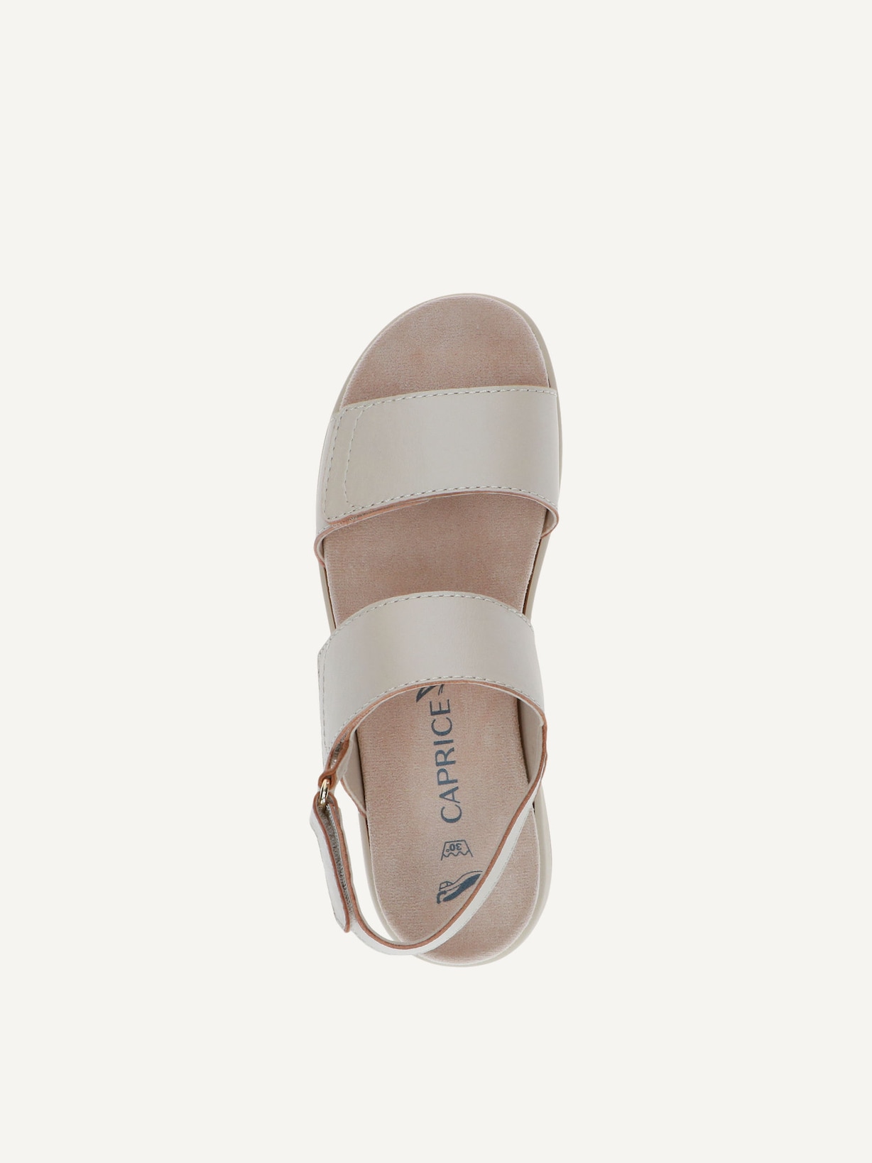 Caprice, Sandale en cuir - beige CREAM PERLATO, image 4 sur 5