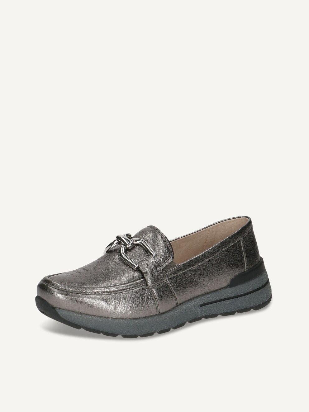 Caprice, Slipper en cuir - métallique STONE METALLIC, image 2 sur 5