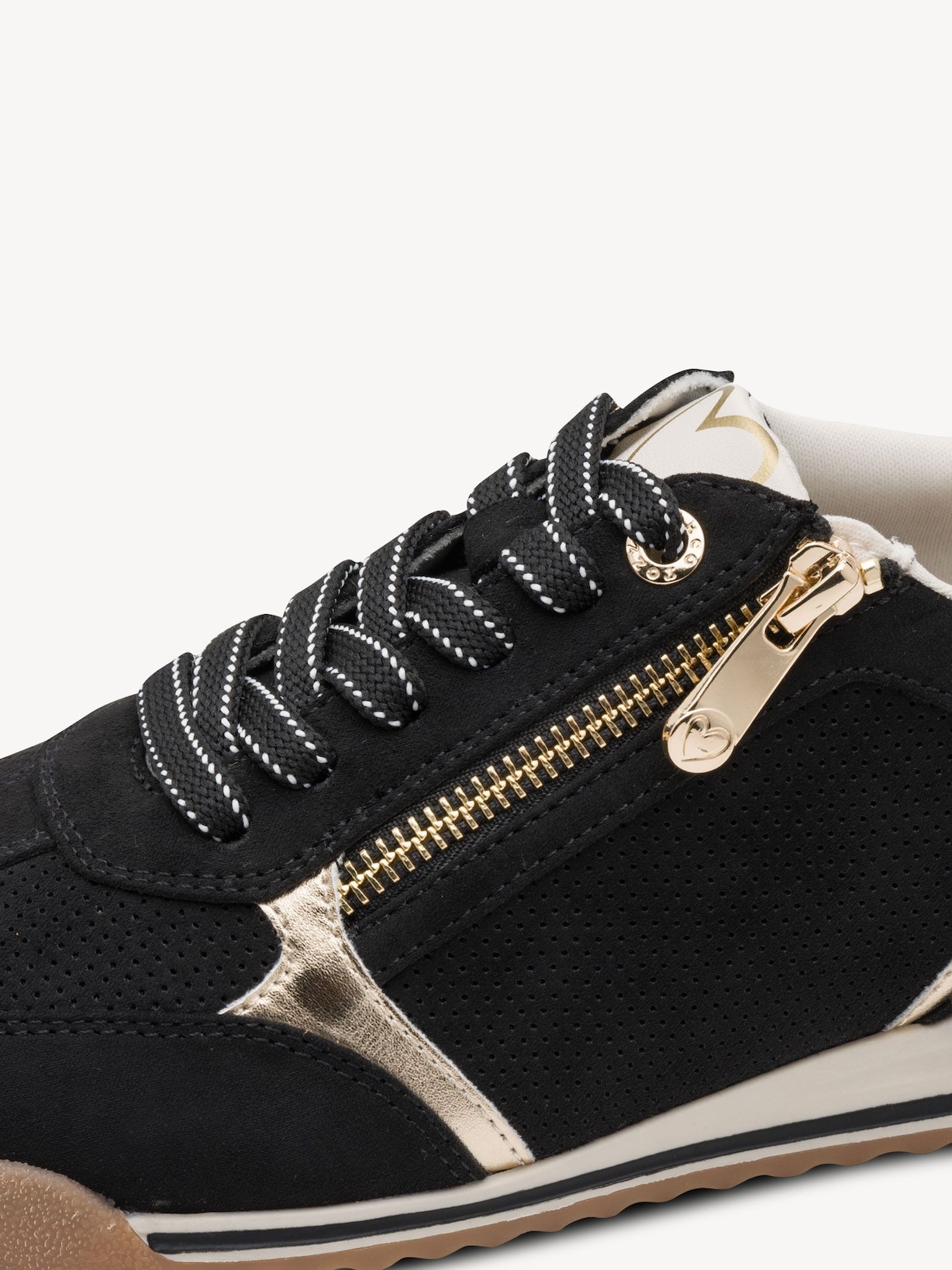 Marco Tozzi, Sportowe - czarny BLACK, obraz 4 z 6