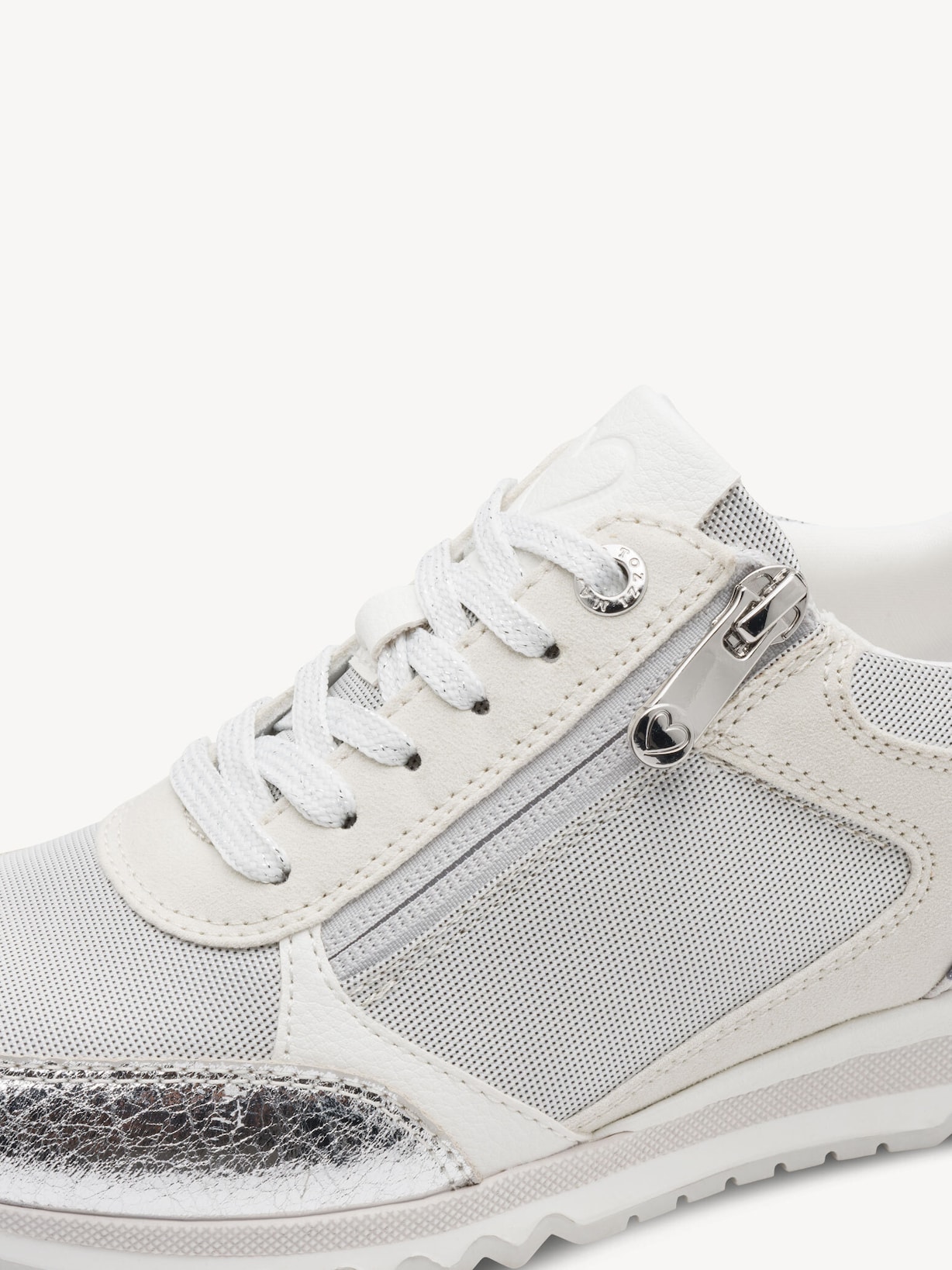 Marco Tozzi, Sneaker - metallic SILVER COMB, image 4 of 6